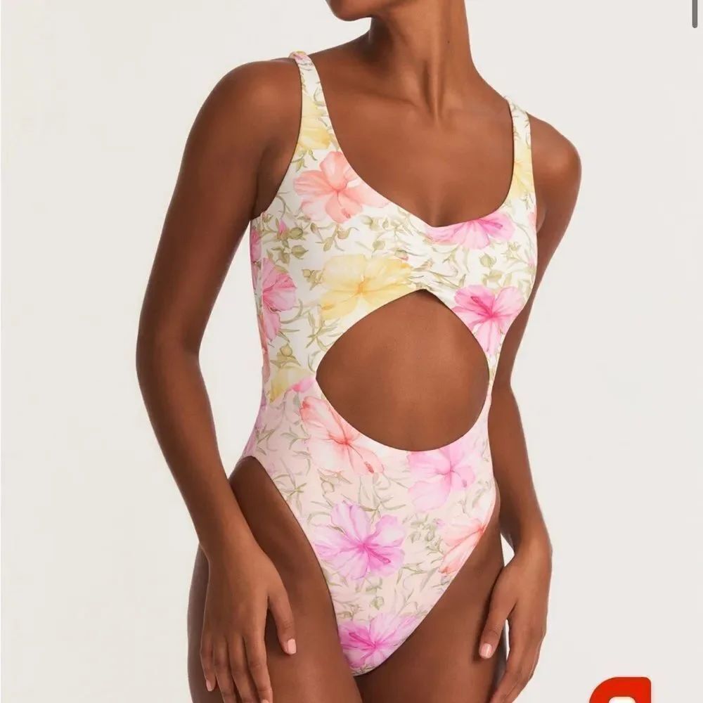 LoveShackFancy x Hurley Cheeky One Piece Swimsuit